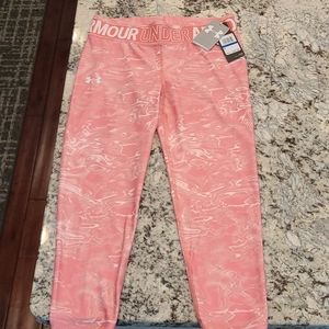 NWT Under Armour Girls Leggings YXL